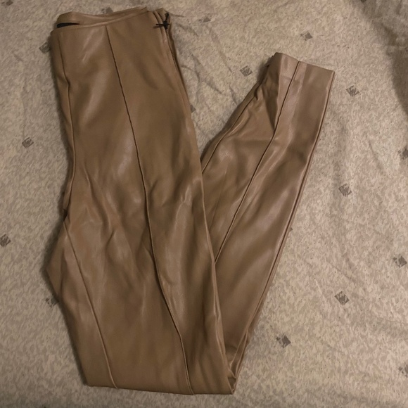 Zara Leather Pants - Picture 1 of 2